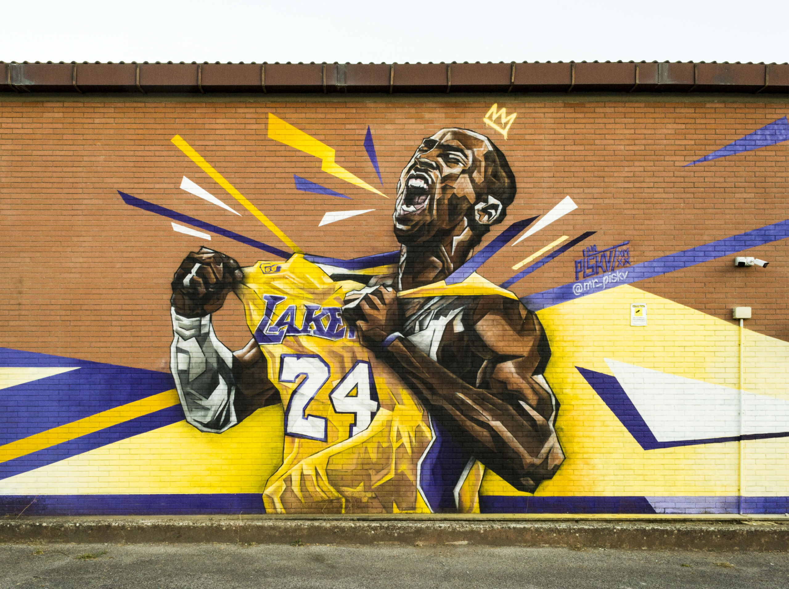La Street Art Di Piskv E Il Murales Di Kobe A Roma Il Basket Secondo Mez